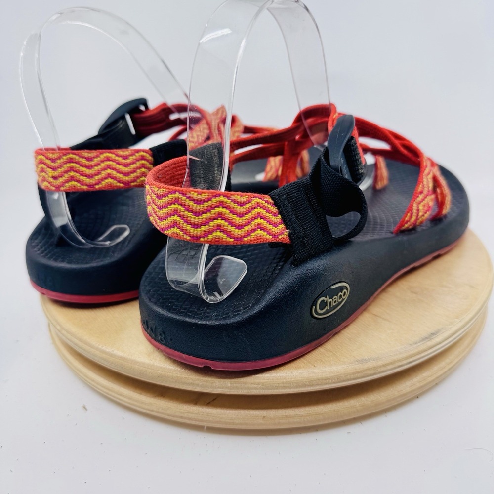 Chaco ZX/2 Classic Sandals Womens 8 Orange Hiking Outdoor Comfort Shoes - Picture 5 of 8